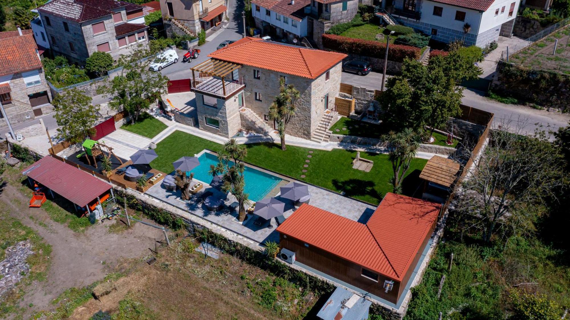 Cruzeiros Guest House, Piscina, Jacuzi, Grupos Tangil エクステリア 写真