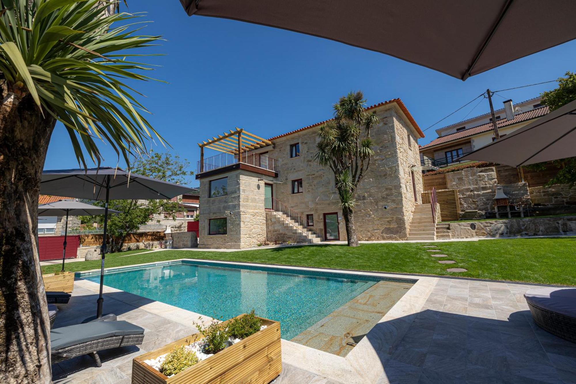 Cruzeiros Guest House, Piscina, Jacuzi, Grupos Tangil エクステリア 写真